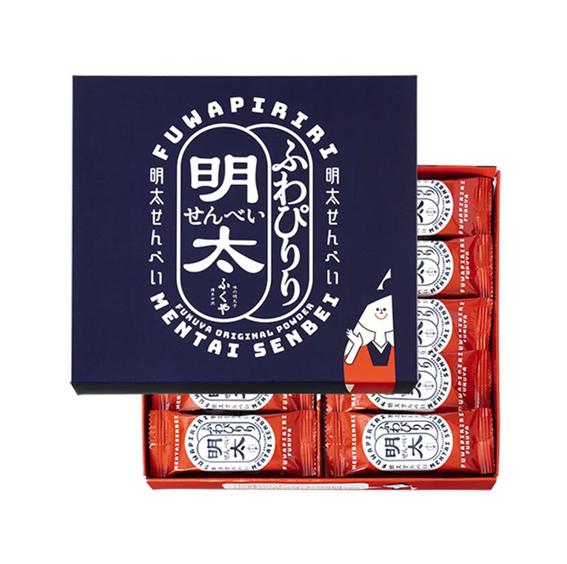 【15個セット】ふくや　ふわぴりり明太せんべい40枚 72g