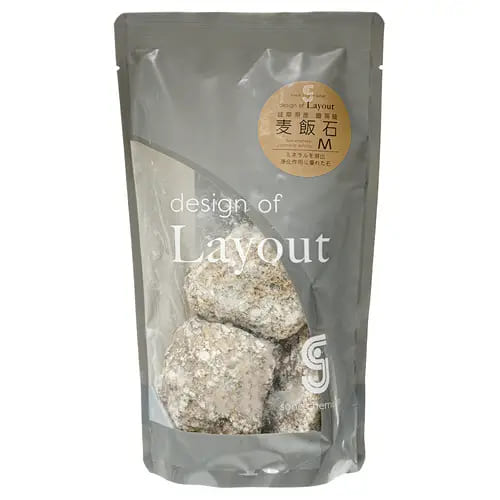 【同梱不可】【5個セット】株式会社ソネケミファ レイアウトデザイン 麦飯石M