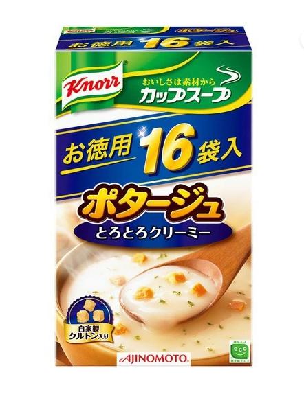 【12個セット】味の素　クノール　カップスープ ポタージュ（16袋入） 272g