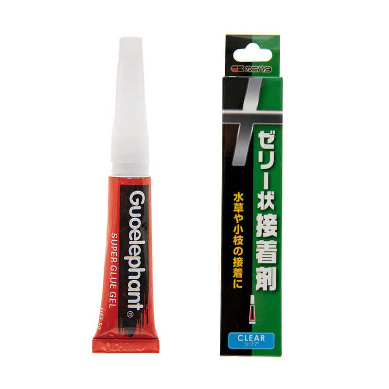 【同梱不可】神畑養魚株式会社用品 ゼリー状接着剤　クリア5g