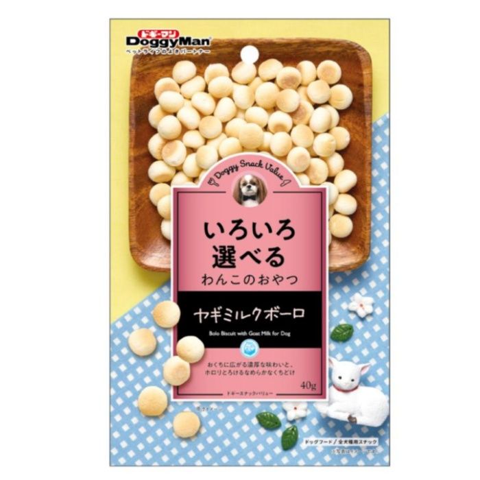 乐天商城 - 【同梱不可】【3個セット】ドギーマンハヤシ ドギースナックバリュー　ヤギミルクボーロ40g