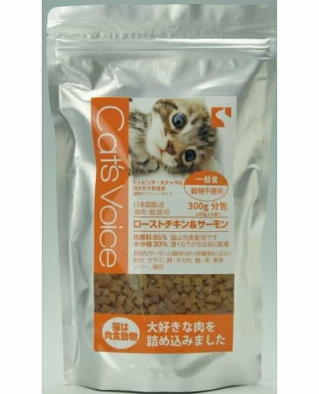 乐天商城 - 【同梱不可】ヴォイス株式会社 キャットヴォイス　ローストチキン＆サーモン300g