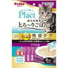 乐天商城 - 【同梱不可】【30個セット】ペティオ プラクト　ねこちゃんの総合栄養食　無添加　とろーりごはん　マグロ味8本入