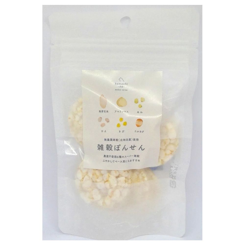 乐天商城 - 【同梱不可】【24個セット】アクシエ株式会社 komachi‐na‐　雑穀ぽんせん10g