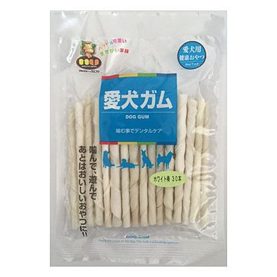 【同梱不可】マルジョー＆ウエフク GO愛犬ガムホワイト棒30本