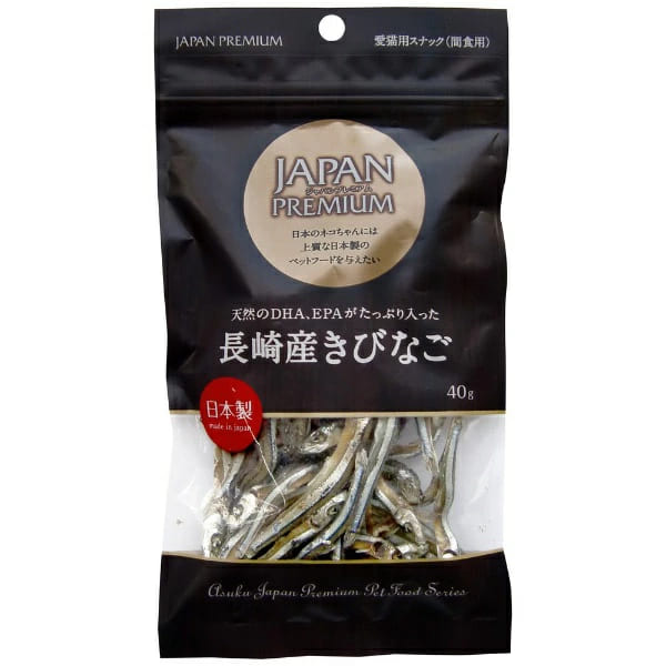 乐天商城 - 【同梱不可】【30個セット】アスク JAPANPREMIUM猫用きびなご40g