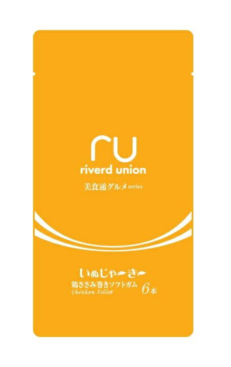 乐天商城 - 【同梱不可】 リバードコーポレーション いぬじゃーきー 美食通グルメseries 鶏ささみ巻きソフトガム 6本