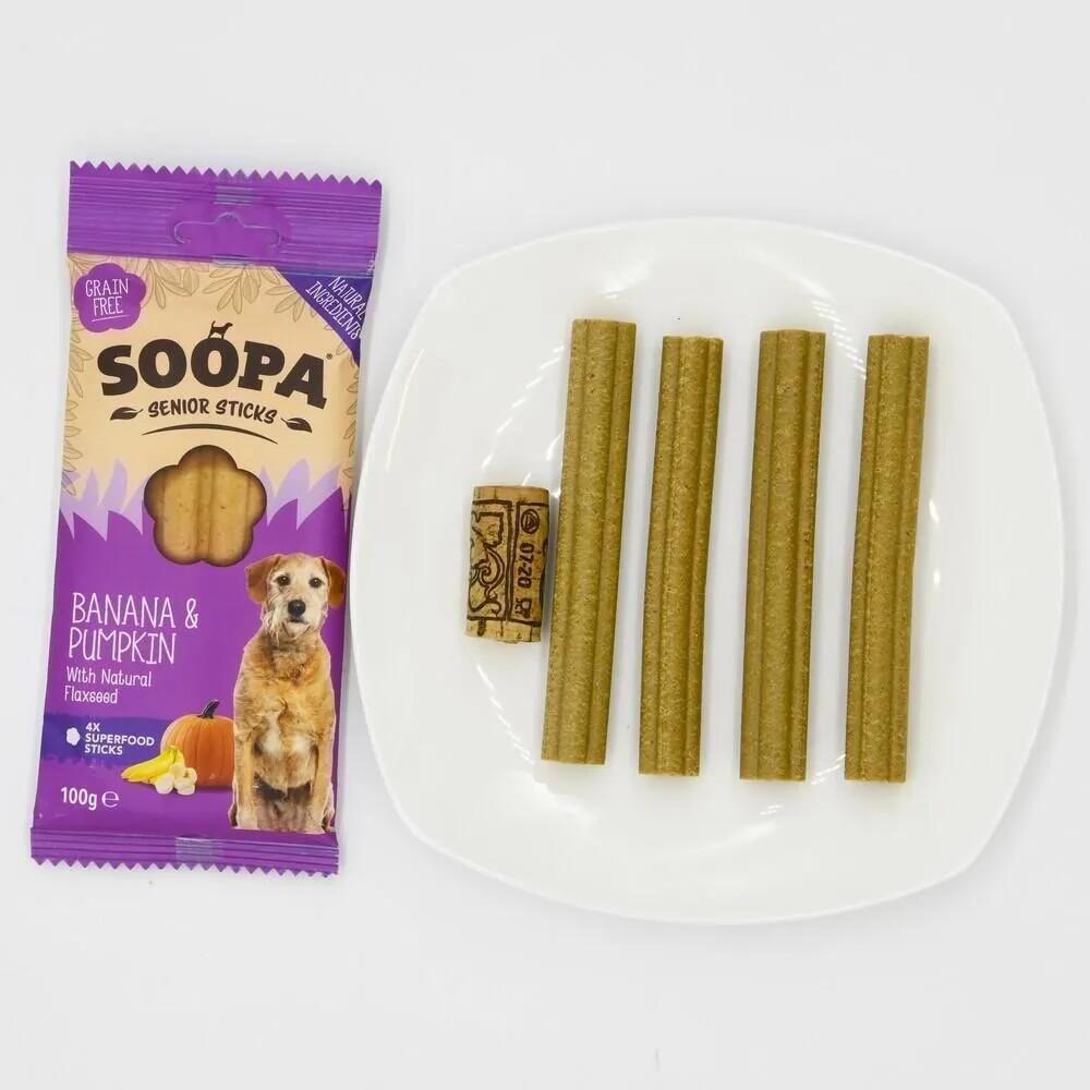 Banana、Pumpkin & Flaxseed Sticks for Sen