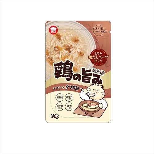 乐天商城 - 【同梱不可】【48個セット】F＆Bell　HELLS　KITCHEN　朝市場　鶏の旨み　鶏だしスープ　チキンとかつお節60g