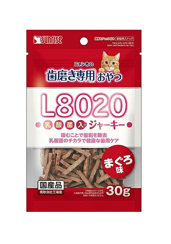 【同梱不可】【6個セット】 マルカン(サンライズ) ニャン太の歯磨き専用おやつ L8020乳酸菌入り まぐろ味 30g