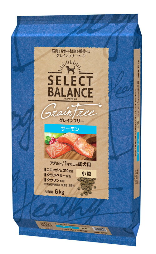 乐天商城 - 【同梱不可】ベッツ・チョイス・ジャパン セレクトバランス グレインフリー アダルト サーモン 小粒 1才以上 成犬用 6kg
