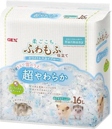 【同梱不可】【18個セット】ジェックス 柔ごこちふわもふ仕立てホワイト＆スカイブルー