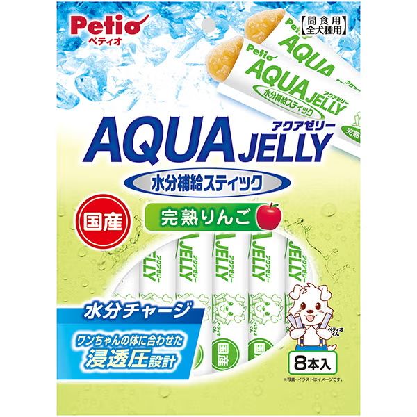 【同梱不可】 【30個セット】 ペティオ アクアゼリー水分補給完熟りんごスティック...