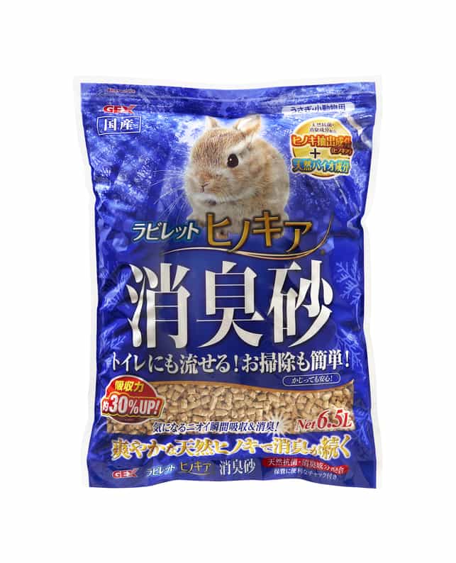 ジェックス 【同梱不可】【3個セット】ジェックス ラビレットヒノキア消臭砂6.5L