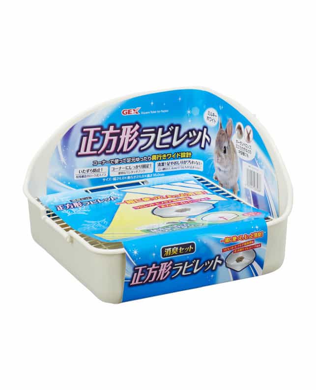 ジェックス 【同梱不可】【6個セット】ジェックス 正方形ラビレット消臭セットミルキーホワイト