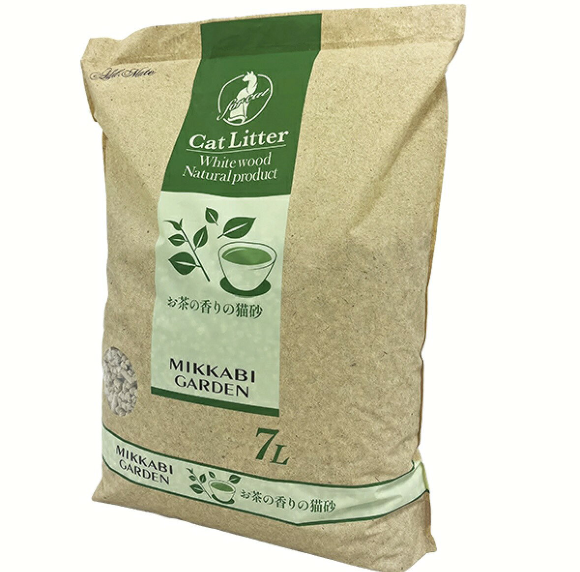 【同梱不可】【2個セット】 ペティオ お茶の香りの猫砂7L