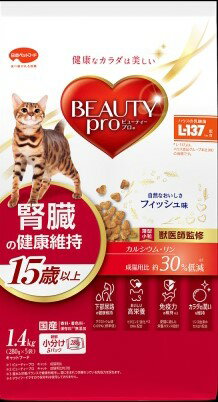 乐天商城 - 【同梱不可】 日本ペットフード ビューティープロ キャット 腎臓の健康維持 15歳以上 1.4kg