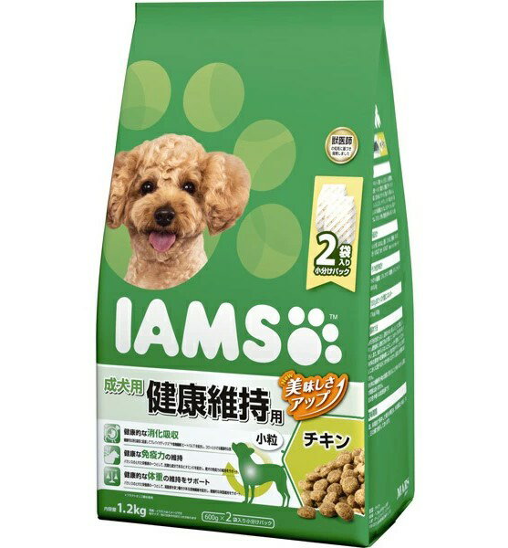【同梱不可】【3個セット】マースジャパンリミテッド アイムス成犬健康維持チキン小粒1.2kg