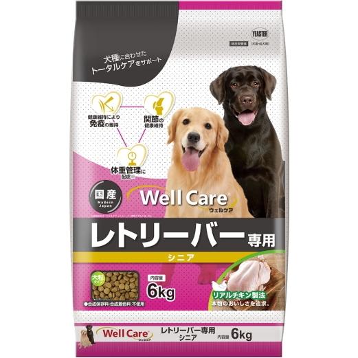 【同梱不可】 イースター ウェルケア レトリーバー専用 シニア 6kg ドッグフード