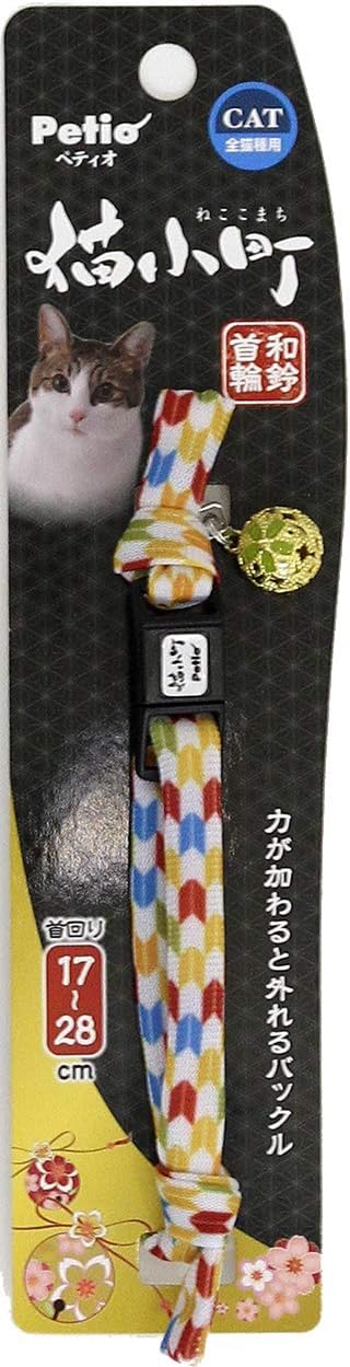 ペティオ 【同梱不可】【6個セット】ペティオ ペティオ猫小町和鈴カラー矢がすり