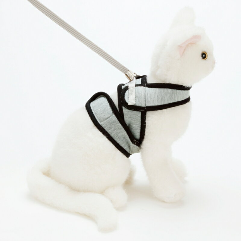 【同梱不可】【6個セット】 ペティオ Any cat ハーネス シンプル Sサイズ グレー