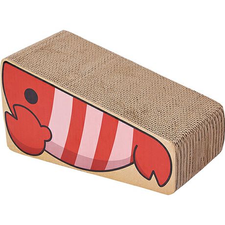 【同梱不可】【2個セット】 ペティオ PETIO用品 猫用 おもちゃ 立体つめみがき エビ