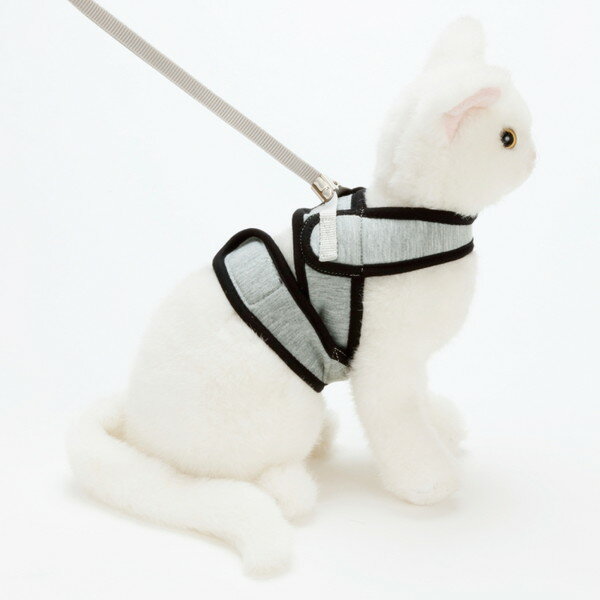 【同梱不可】【3個セット】 ペティオ Any cat ハーネス シンプル Mサイズ グレー