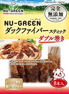 【同梱不可】【2個セット】ペティオ ペティオニューグリーン完全無添加ダックファイバースティックダブ..