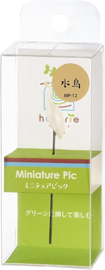 【同梱不可】【3個セット】水作　ほとりえミニチュアピック水鳥