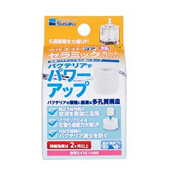 水作 【同梱不可】【5個セット】水作 水作エイトエイトコアSセラミックカートリッジ