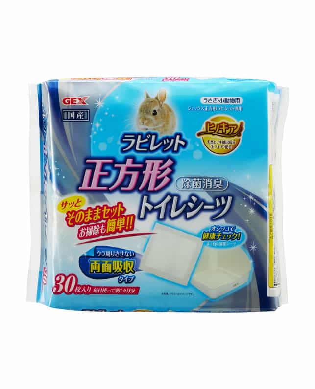 ジェックス 【同梱不可】【16個セット】ジェックス ラビレット正方形トイレシーツ30枚