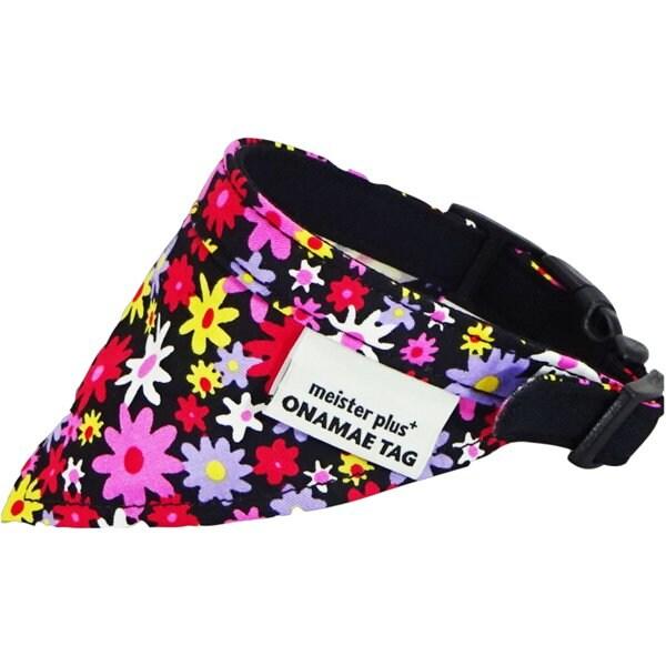 カワノ産業 【同梱不可】マイスタープラスONAMAEバンダナフラワーSブラック