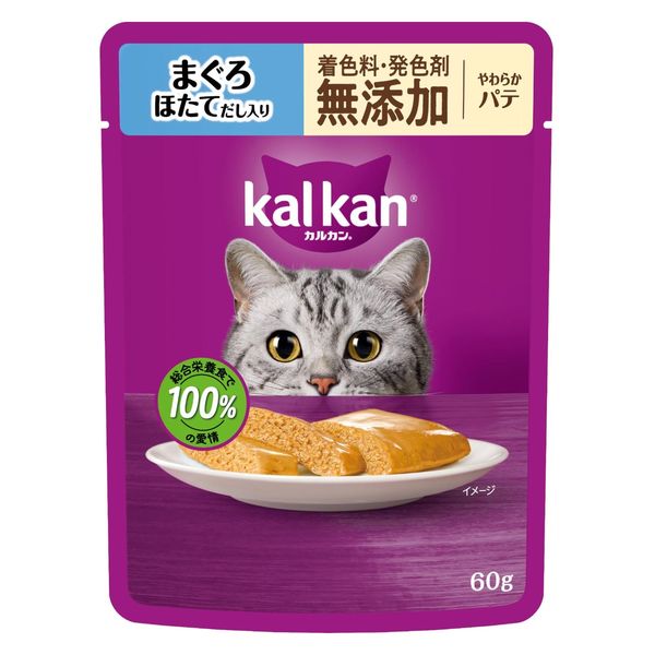 【同梱不可】【24個セット】マースジャパン カルカンパウチ　やわらかパテ　まぐろ　ほたてだし入り　..