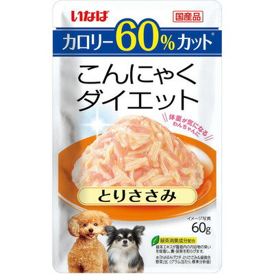 いなば 【同梱不可】【6個セット】こんにゃくダイエット　とりささみ 60g