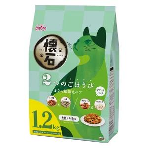 Mature Cat - 【同梱不可】【3個セット】ペットライン 懐石　2つのごほうび　まぐろ節添えペア 1．2kg