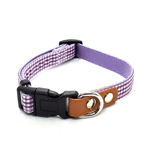 【同梱不可】【2個セット】LEADOGプチギンガムワンタッチカラーSパープル