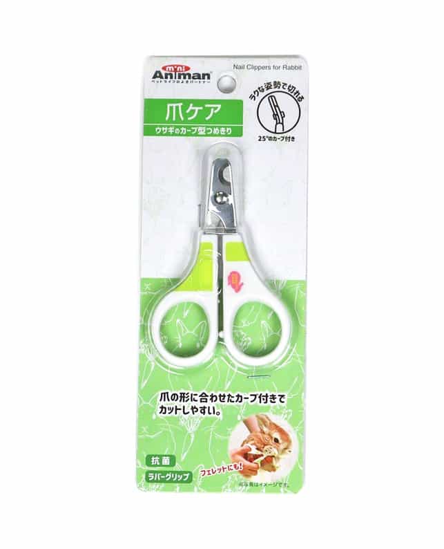 ドギーマンハヤシ 【同梱不可】【6個セット】ウサギのカーブ型つめきり