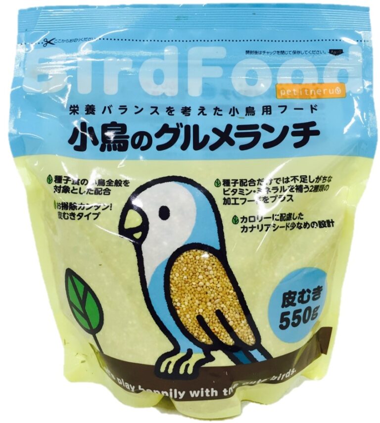 【同梱不可】【3個セット】ペットライブラリー petitneru 小鳥のグルメランチ皮むき 550g