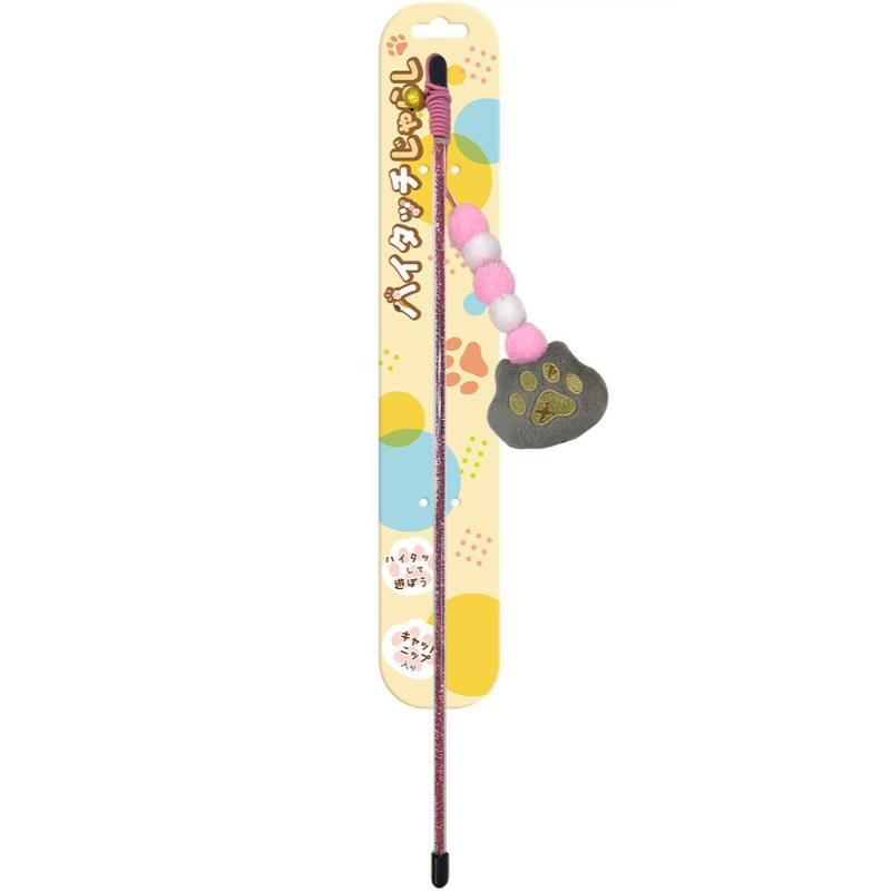 株式会社スーパーキャット 【同梱不可】スーパーキャット ハイタッチ　じゃらし　ピンク