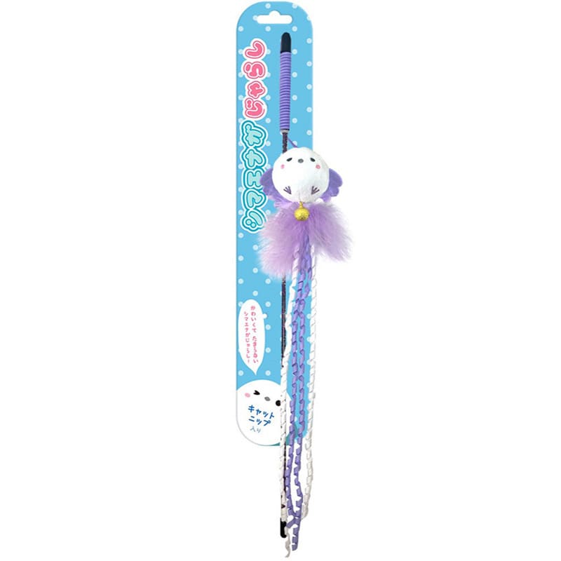 株式会社スーパーキャット 【同梱不可】【3個セット】スーパーキャット シマエナガ　じゃらし　ラベンダー