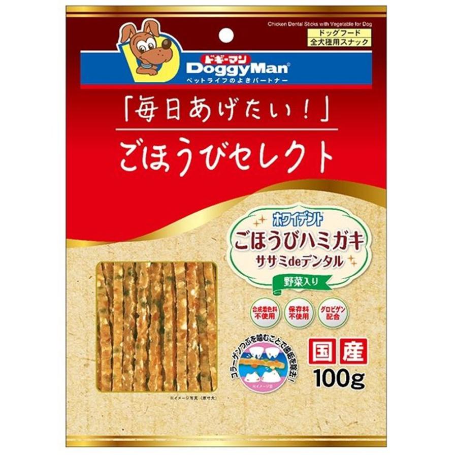 【同梱不可】【10個セット】ドギーマンハヤシ ごほうびセレクト　ホワイデント　ササミdeデンタル　野..