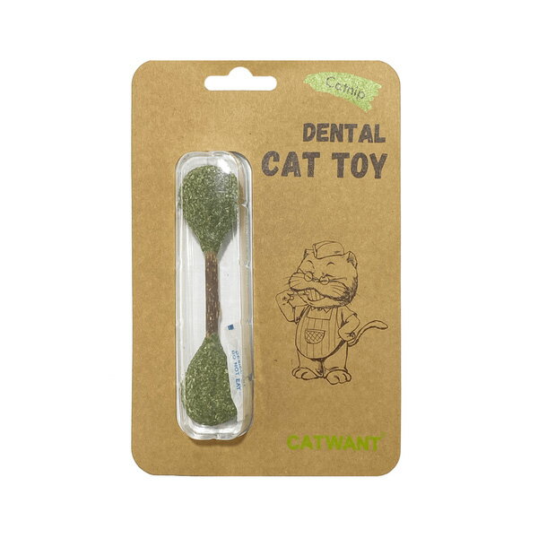 ペットライブラリー 【同梱不可】【6個セット】CATWANT キャットニップ歯みがき棒