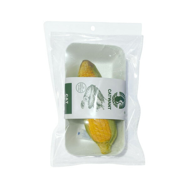 ペットライブラリー 【同梱不可】【6個セット】CATWANT CAT TOY Vegetable とうもろこし