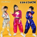キッズ ダンス衣装 ヒップホップ ジャズダンス衣装 セットアップ 男の子 女の子 トップス ロングパンツ 上下セット 演出服 ダンス 衣装 文化祭 イベント 応援団 運動会 演奏会 発表会 110 120 130 140 150 160 170