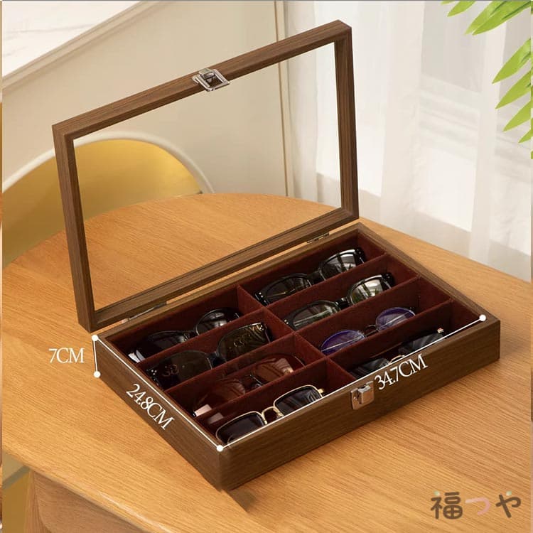 眼鏡ケース 収納 収納ケース メガネ ジュエス ガラス天窓 メガネケース サングラス...