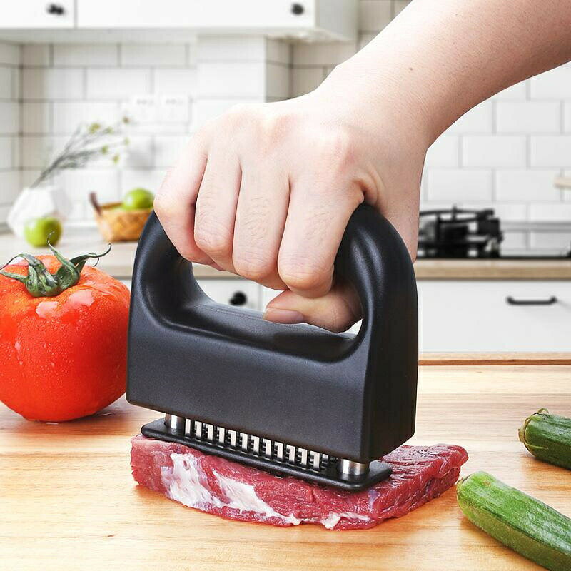 肉たたき 肉筋切り ミートテンダー 48刃 調理時間を短縮 お肉が柔らかくなる 肉叩き ミートソフター 業務用 料理用 キッチン用品 BBQ 焼肉