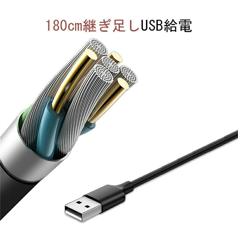 車載扇風機 ヘッドレスト ファン ツインファン USB サーキュレーター 後部座席 360...