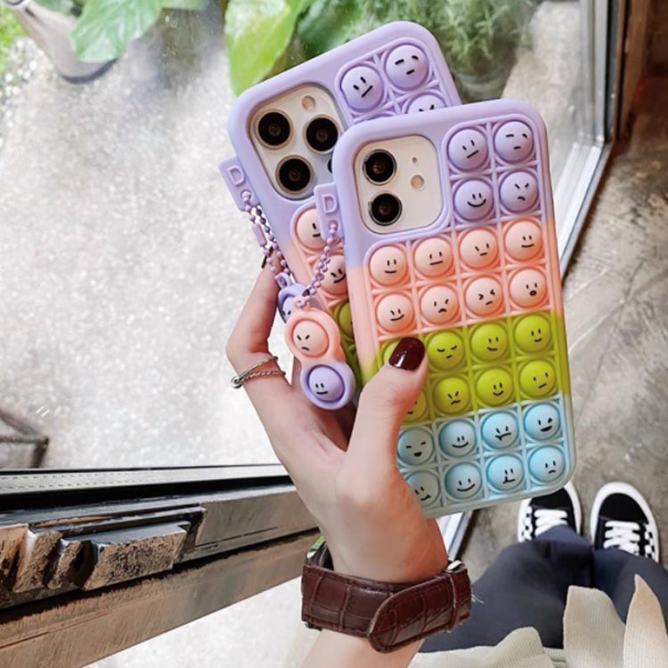 iPhone12 ケース プッシュポップ iPhoneケース シリコンケース スクイーズ玩具 表情柄 スマホケース iPhone12Pro iP iPhone12ProMax iPhome12mini lifeactive-10017917 lifeactive サンプル画像3