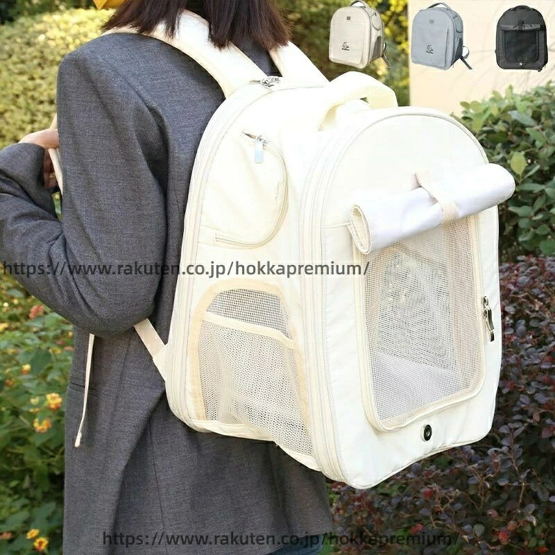 3way アウトドアキャリー 犬 用 コンパクト キャリー 軽量 猫 キャリーバッグ 小型犬 ペットバッグ リュック 折りたたみ ケージ ペット 通気性 うさぎ ペットキャリー