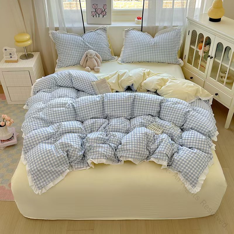 4点セット布団カバー 3点セット布団カバー セミダブル布団カバー 洗える布団カバー ドット柄布団カバー 通気性布団カバー ボックス 春夏用布団カバー フラットシーツ チェック柄布団カバー 可愛い布団カバー 子供用布団カバー シングル布団カバー 掛け布団カバー